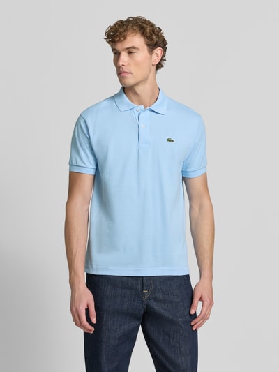 Lacoste Regular Fit Poloshirt aus reiner Baumwolle Hellblau 4