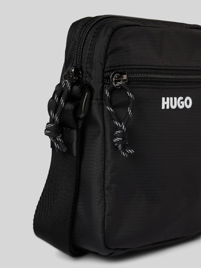 HUGO Umhängetasche mit Logo-Detail BLACK 3