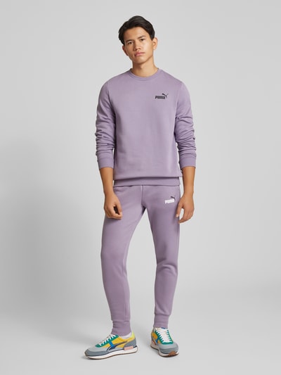 PUMA PERFORMANCE Regular fit sweatpants met labelprint Lavendel - 1