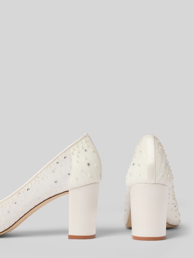 Rainbow Club Pumps met siersteentjes Model 'Lucia' Offwhite - 2