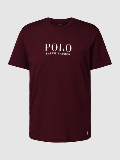 Polo Ralph Lauren Underwear T-Shirt mit Label-Print Modell 'LIQUID' Bordeaux 2