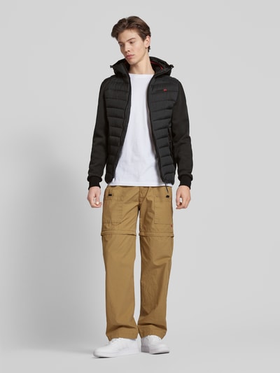 Superdry Gewatteerd jack met capuchon, model 'STORM' Zwart - 1