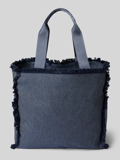 HUGO Tote Bag mit Label-Detail Jeansblau 4