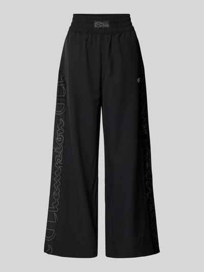 CHAMPION Wide Leg Trackpants mit Galonstreifen Black 2