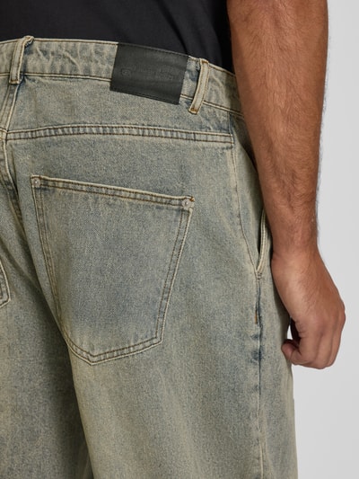 Don´t Waste Culture Wide Fit Jeans mit gelegten Falten Modell 'Ysolde' Hellgrau 3