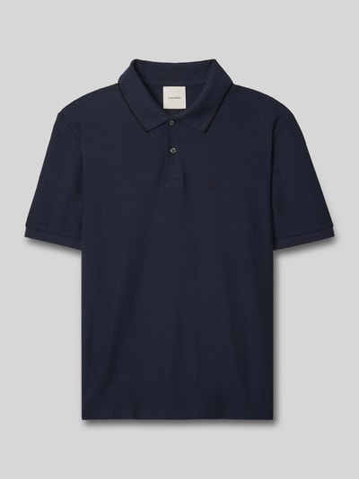CK Calvin Klein Koszulka polo z logo w formie haftu z czystej bawełny Granatowy 2