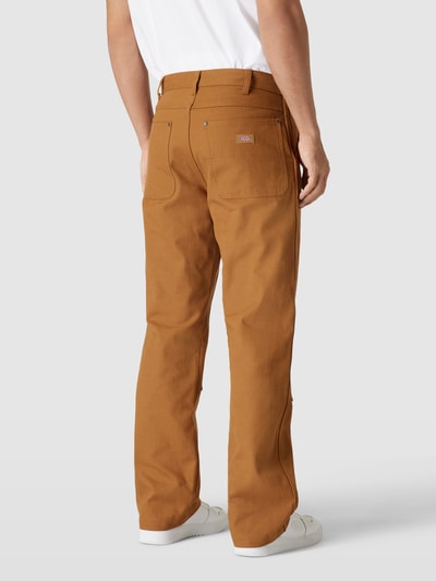 Dickies Broek met siernaden, model 'DICKIES DUCK' Cognac - 5