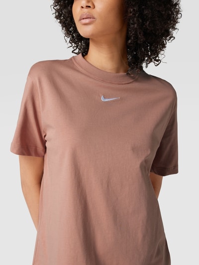 Nike Loose Fit T-Shirt mit Logo-Stitching Rose 3