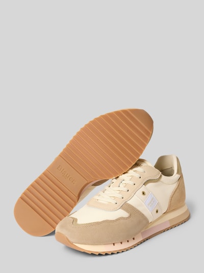 Blauer USA Sneaker mit Schnürverschluss Modell 'ROSE' Beige 4