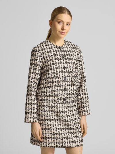 JOOP! Regular Fit Blazer in Bouclé-Optik Modell 'Jenifer' Beige 4