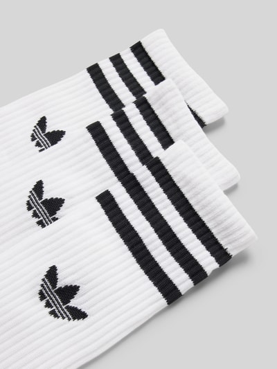 adidas Originals Skarpety z nadrukiem z logo w zestawie 3 szt. Biały 2