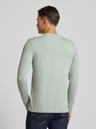 BOSS Orange Regular Fit Langarmshirt aus Baumwoll-Mix Modell 'CHARK' Mint 5