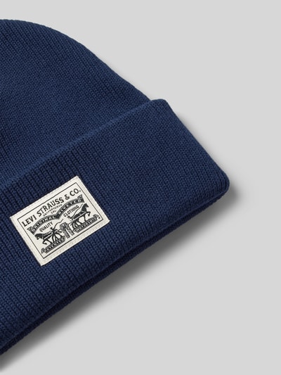 Levi's® Beanie mit Label-Patch Modell 'BACKPATCH' Marine 2