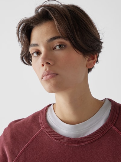 The Great Sweatshirt mit Brand-Detail Bordeaux Rot 3