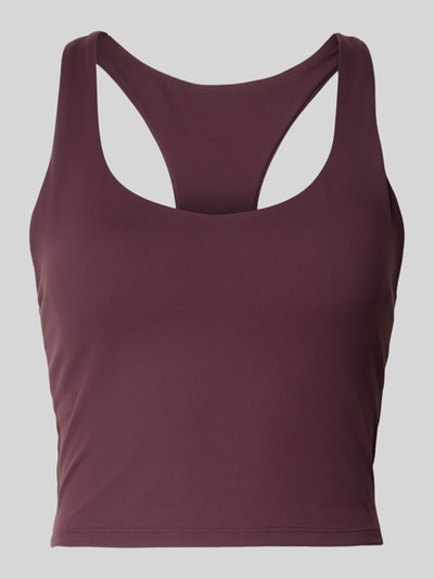 Fabletics Cropped Top mit integriertem Bustier Modell 'Anywhere' Bordeaux 2