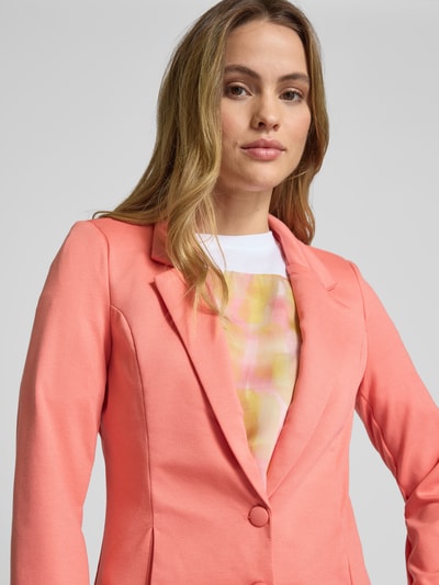 Soyaconcept Slim Fit Blazer mit Knopfverschluss Modell 'Daniela' Pink 3