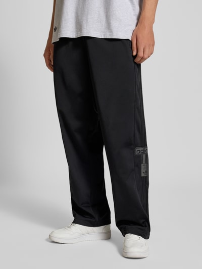adidas Originals Spodnie dresowe z elastycznym ściągaczem Czarny 4