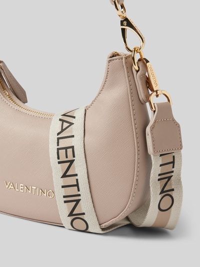 VALENTINO BAGS Torebka z napisem z logo model ‘ZERO RE’ Beżowy 2