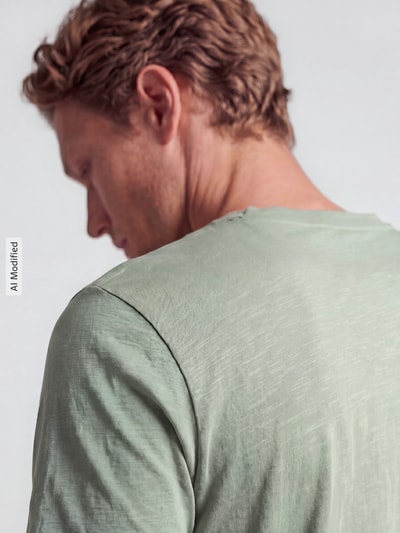 MCNEAL Regular Fit T-Shirt mit Rundhalsausschnitt Lind 3