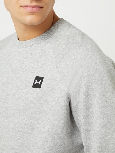 Under Armour Sweatshirt aus Baumwollmischung Hellgrau 3