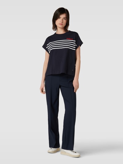 Tommy Hilfiger T-Shirt mit Streifenmuster Marineblau 1