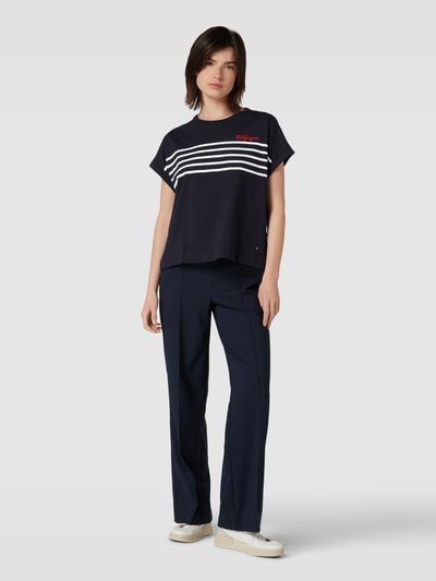 Tommy Hilfiger T-Shirt mit Streifenmuster Marine 1