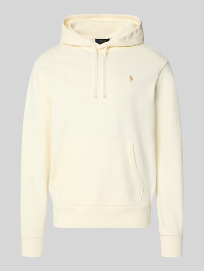 Produktfoto, Relaxed Fit Hoodie aus reiner Baumwolle van Polo Ralph Lauren, unikleuring, logo-applicatie, kangoeroezak, sweatstof, herenmode