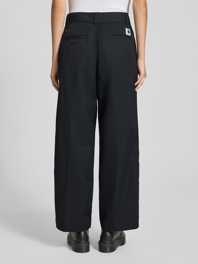 Carhartt Work In Progress Spodnie materiałowe z wpuszczanymi kieszeniami w stylu francuskim Czarny 5