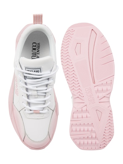 Versace Jeans Couture Sneaker aus Leder Weiss 5