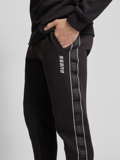 Guess Activewear Sweatpants mit Label-Detail Modell 'MICKEY' Black 3