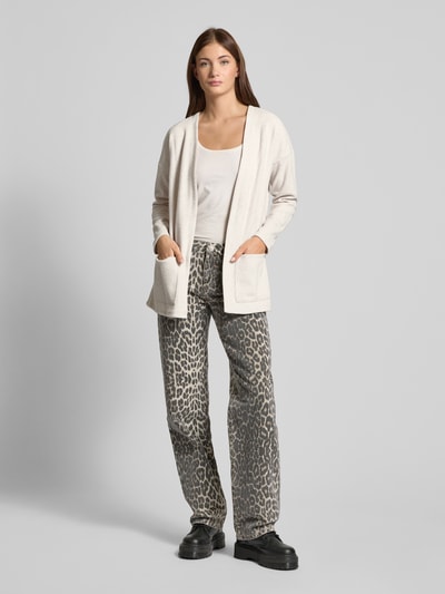 Only Regular Fit Cardigan mit Baumwolle Modell 'MATTY' Beige Melange 1