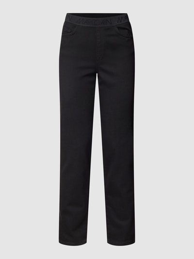 Marc Cain Jeans met elastische band met logo Zwart - 2