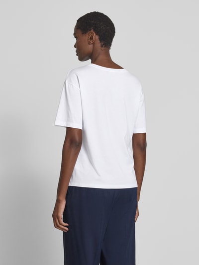 monari T-Shirt mit Rundhalsausschnitt Offwhite 5