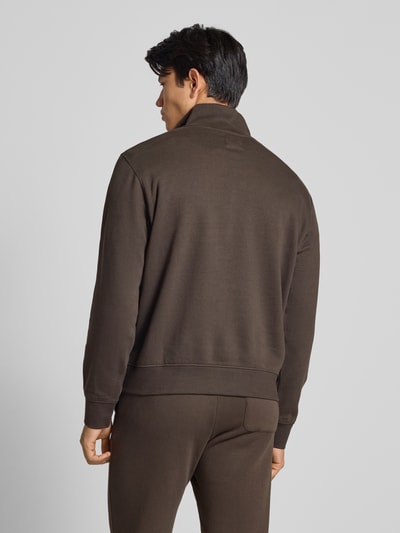 Jack & Jones Troyer mit Troyer-Kragen Modell 'SOHO' Dunkelbraun 5