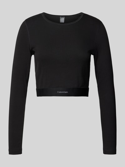 Calvin Klein Underwear Cropped Longsleeve mit Rundhalsausschnitt Black 2