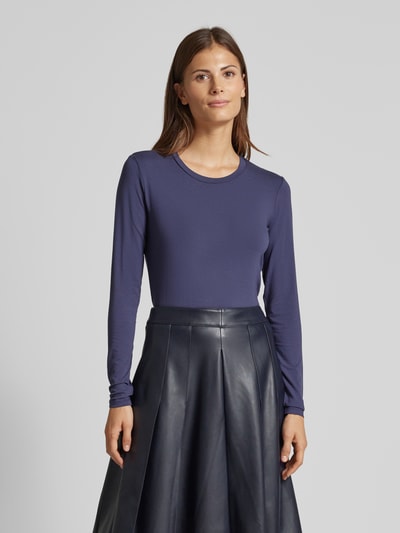 Weekend Max Mara Longsleeve mit Rundhalsausschnitt Modell 'MULTIE' Marine 4