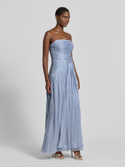 LUXUAR FASHION Abendkleid mit Raffungen Hellblau 1