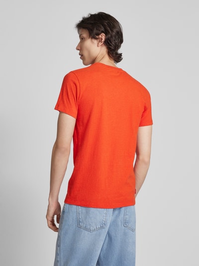 Superdry T-Shirt in Melange-Optik Modell 'Vintage Logo' Orange Melange 5