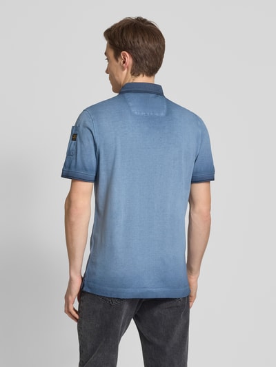 PME Legend Slim fit poloshirt met labelstitching Marineblauw - 5