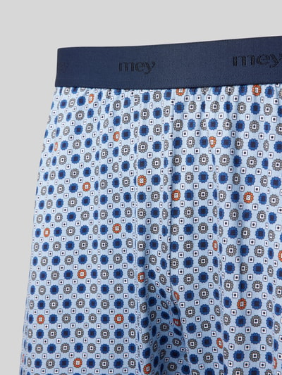 Mey Boxershort met bloemenmotief Blauw - 2