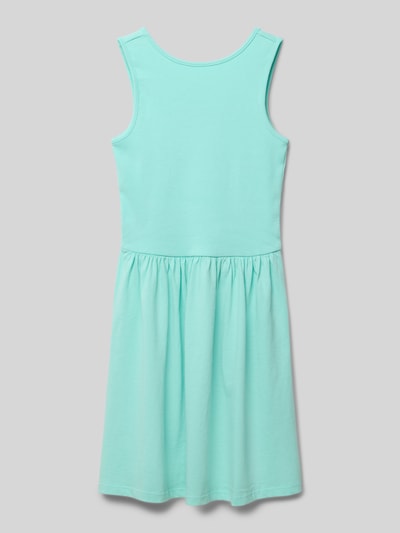 s.Oliver RED LABEL Tailliertes Minikleid aus Baumwoll-Mix Aqua 1