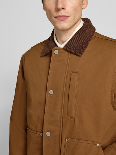 Tommy Jeans Regular Fit Blouson aus reiner Baumwolle Mittelbraun 3