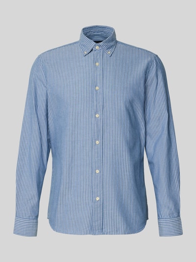 Marc O'Polo Regular Fit Freizeithemd aus reiner Baumwolle Marine 2