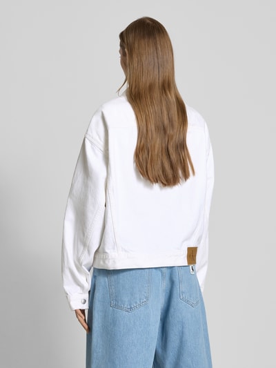 Calvin Klein Jeans Jeansjack met labelpatch Wit - 5