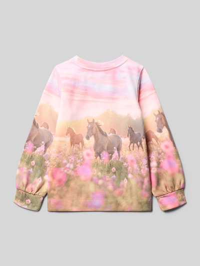 s.Oliver RED LABEL Bluza o kroju regular fit z dodatkiem bawełny  Różowy 3