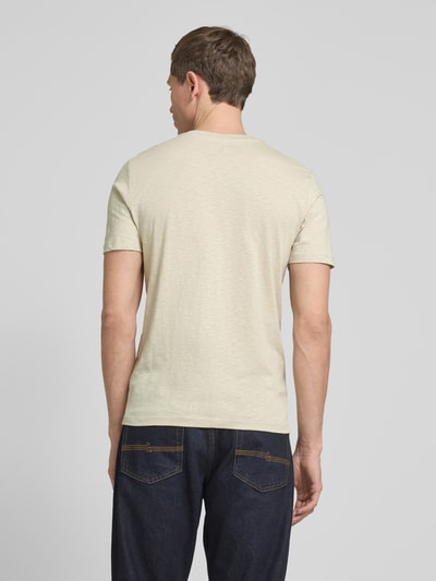 MCNEAL T-Shirt mit Stehkragen Beige 5