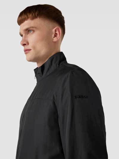 Geox Jacke mit Label-Applikation Black 3