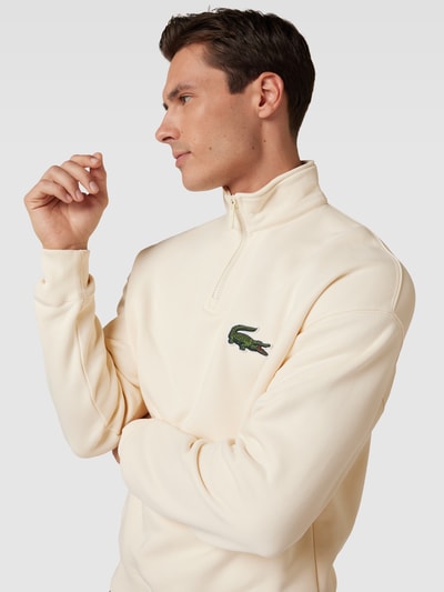 Lacoste Sweatshirt mit Stehkragen Offwhite 3