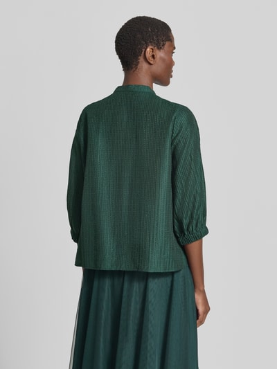 zero Regular Fit Bluse aus Lyocell-Mix mit 3/4-Arm Dunkelgruen 5