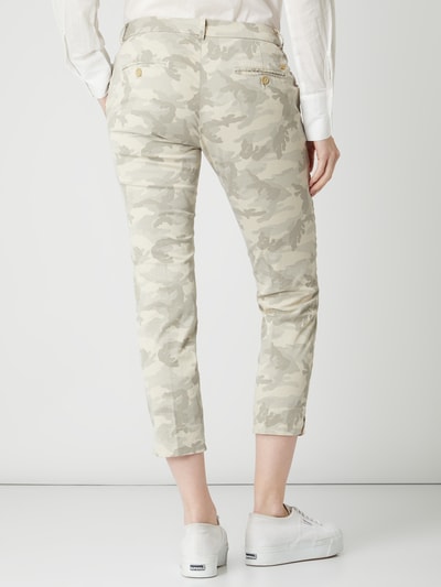 Mason's Chino met camouflagemotief, model 'Jacqueline' Beige - 4